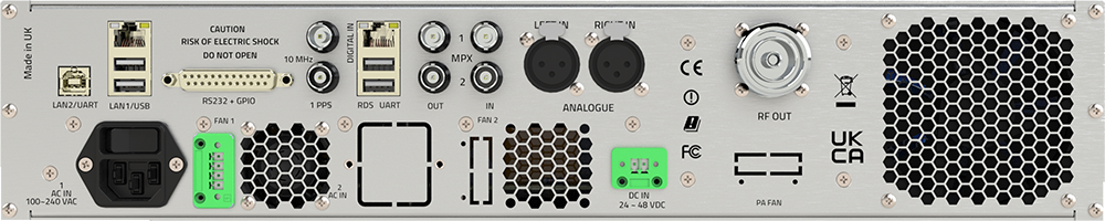 Cobalt c-300 LPFM transmitter back